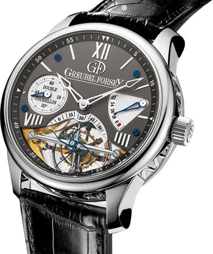 Review Greubel Forsey Double Tourbillon 30 ° Double Tourbillon Vision WG Black fake watches